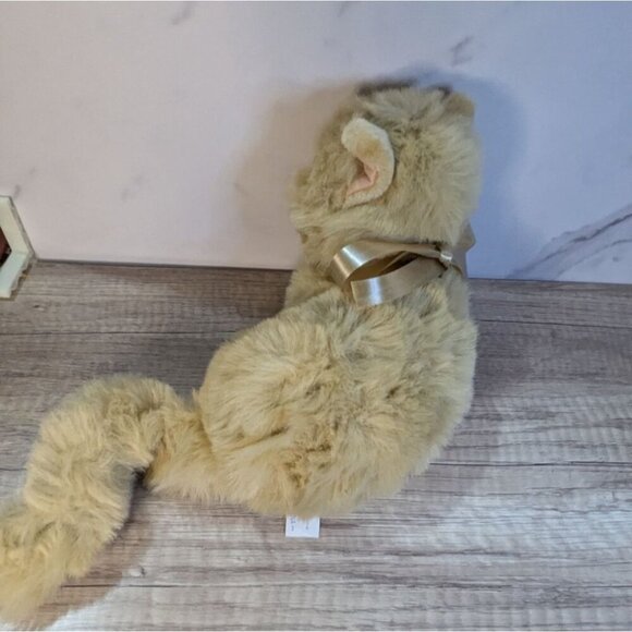 TB Trading Co cat kitten plush stuffed animal toy  blue eyes yellow tan 10" - Picture 6 of 8